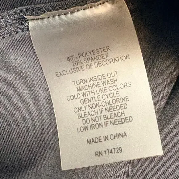 Fore All Black George Mini Golf Skirt Skort Performance Activewear Stretch M - Picture 9 of 12